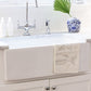 Nantucket Sinks Cape Collection 30" Rectangle Undermount Porcelain Enamel Glaze White Fireclay Single Bowl Italian Farmhouse Apron Kitchen Sink