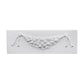 Nantucket Sinks Cape Collection 30" Rectangle Undermount Porcelain Enamel Glaze White Fireclay Single Bowl Italian Farmhouse Apron Kitchen Sink With an Embossed Decorative Garland Design