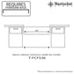 Nantucket Sinks Cape Collection 36" Rectangle Undermount Porcelain Enamel Glaze White Fireclay Single Bowl Farmhouse Apron Kitchen Sink With Offset Drain and Grid