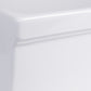 Nantucket Sinks Cape Collection 36" Rectangle Undermount Porcelain Enamel Glaze White Fireclay Single Bowl Farmhouse Kitchen Sink With Decorative Apron