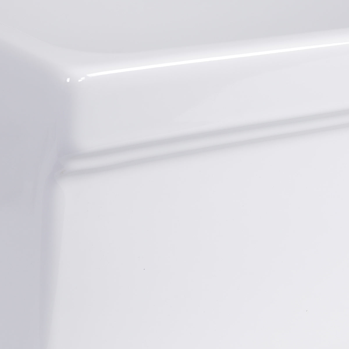 Nantucket Sinks Cape Collection 36" Rectangle Undermount Porcelain Enamel Glaze White Fireclay Single Bowl Farmhouse Kitchen Sink With Decorative Apron