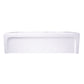 Nantucket Sinks Cape Collection 36" Rectangular Undermount Porcelain Enamel Glaze White Fireclay 60/40 Double Bowl Farmhouse Apron Kitchen Sink