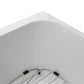 Nantucket Sinks Glacierstone 31" Rectangle Apron Matte Inside and Glossy Apron White Retrofit Glacierstone Single Bowl Kitchen Sink
