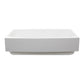 Nantucket Sinks Glacierstone 31" Rectangle Apron Matte Inside and Glossy Apron White Retrofit Glacierstone Single Bowl Kitchen Sink