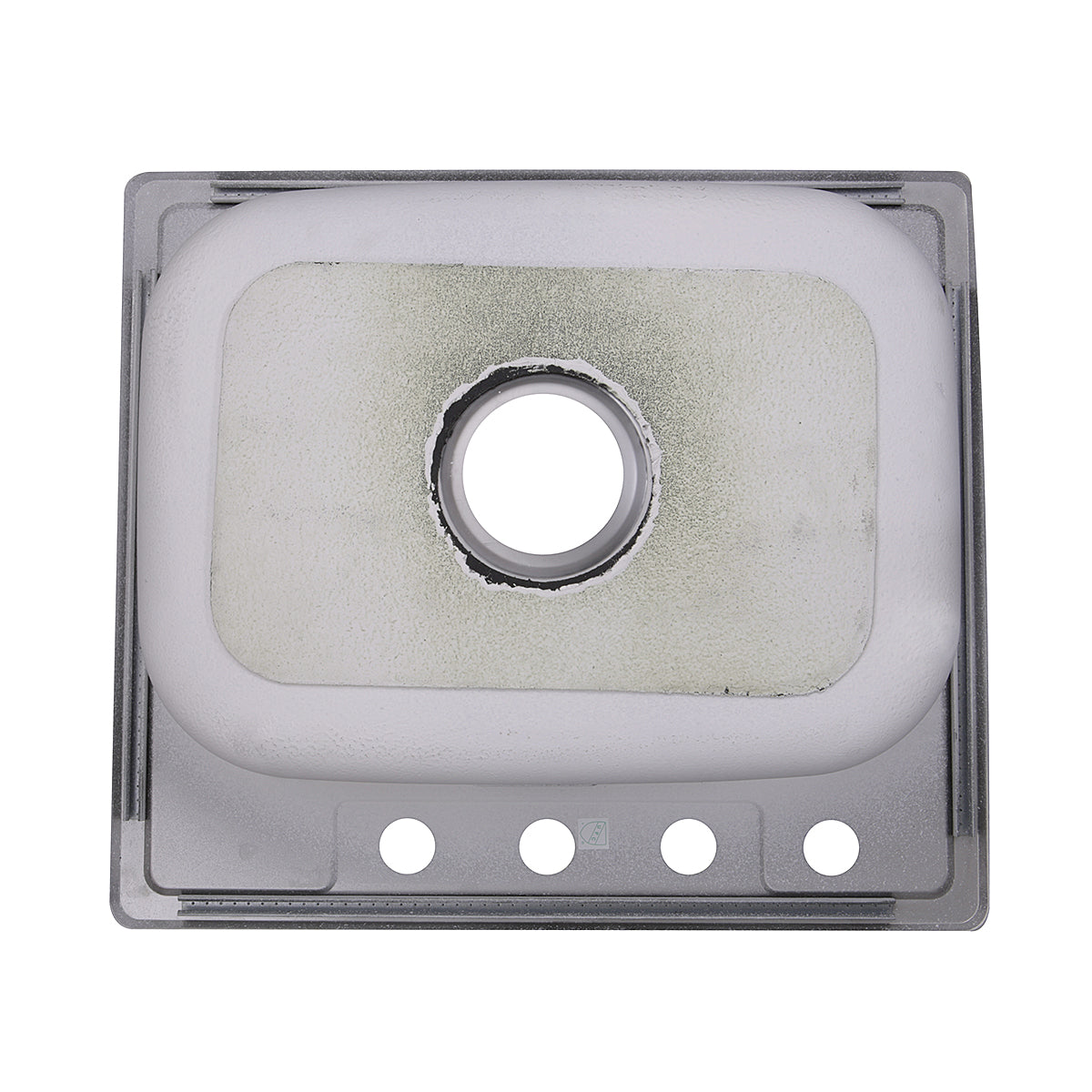 Nantucket Sinks Madaket Collection 25" Rectangle Topmount Brushed Satin 304 Stainless Steel Single Bowl Drop-In 18-Gauge Kitchen Sink