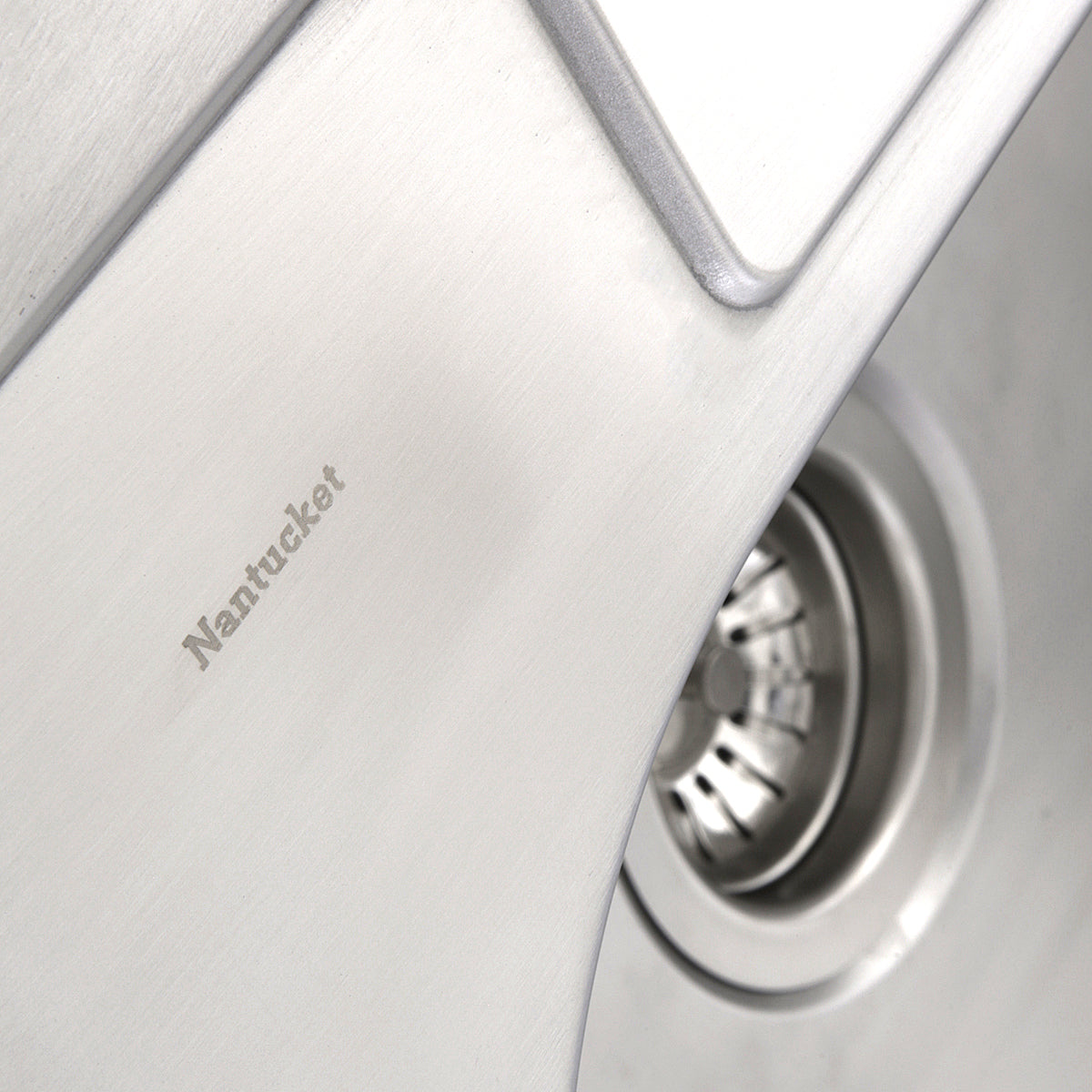 Nantucket Sinks Madaket Collection 25" Rectangle Topmount Brushed Satin 304 Stainless Steel Single Bowl Drop-In 18-Gauge Kitchen Sink