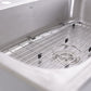 Nantucket Sinks Madaket Collection 33" Rectanglar Topmount Brushed Satin 304 Stainless Steel Single Bowl Drop-In 18-Gauge Kitchen Sink