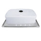 Nantucket Sinks Madaket Collection 33" Rectanglar Topmount Brushed Satin 304 Stainless Steel Single Bowl Drop-In 18-Gauge Kitchen Sink