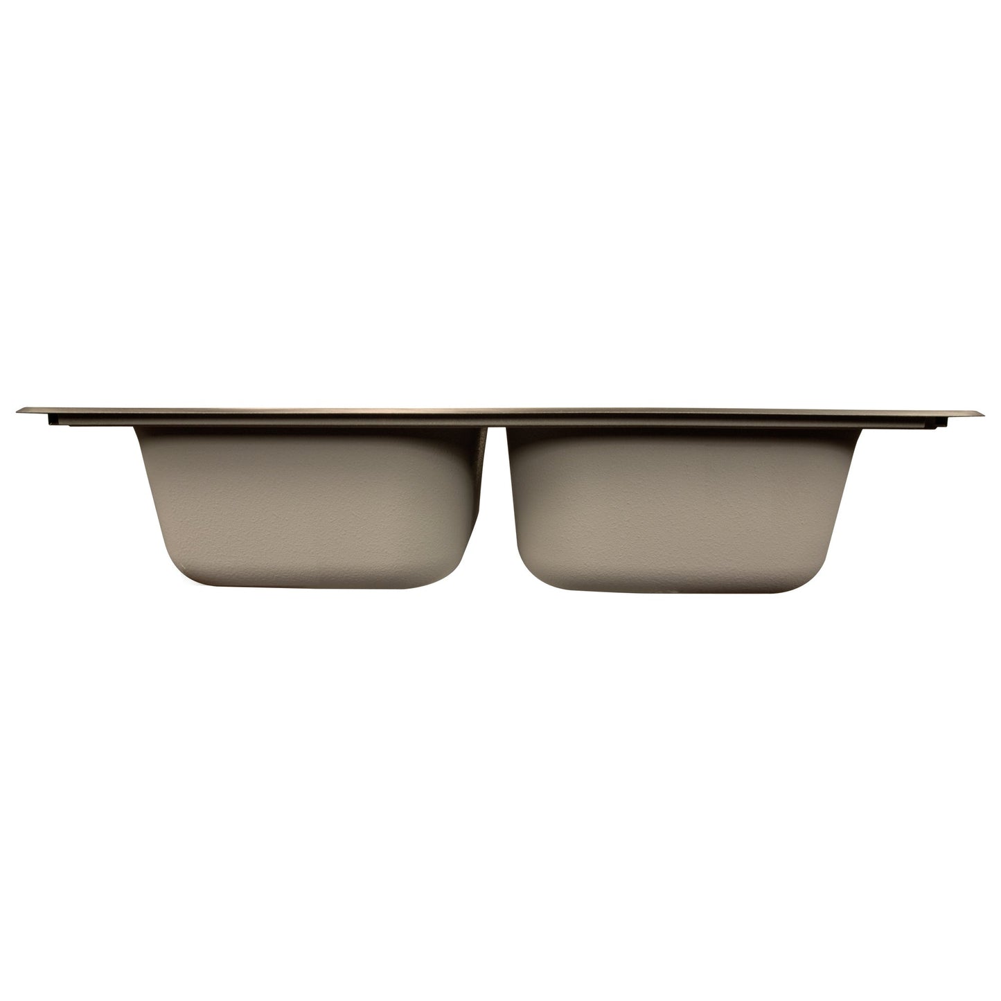 Nantucket Sinks Madaket Collection 33" Rectangle Topmount Brushed Satin 304 Stainless Steel Double Bowl Drop-In 18-Gauge Kitchen Sink