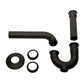 Nantucket Sinks Matte Black P-Trap