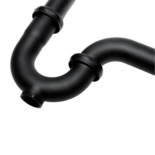 Nantucket Sinks Matte Black P-Trap