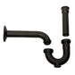 Nantucket Sinks Matte Black P-Trap