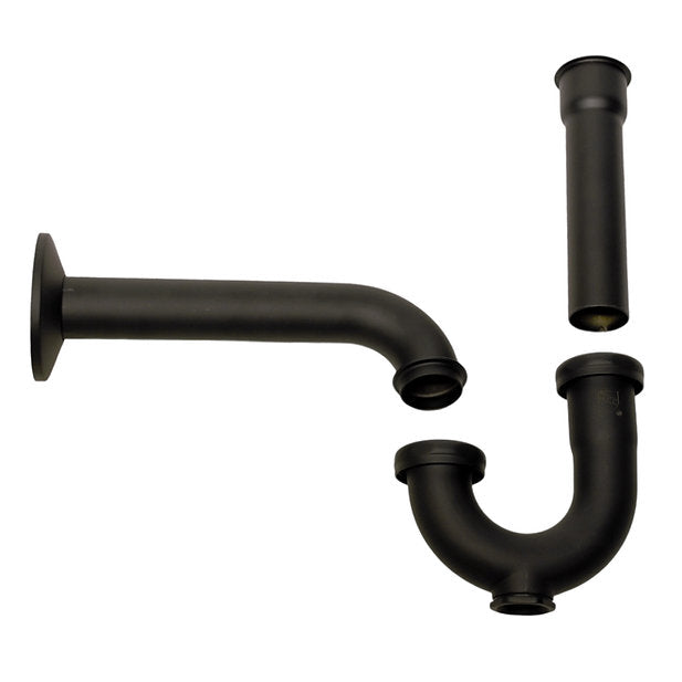 Nantucket Sinks Matte Black P-Trap