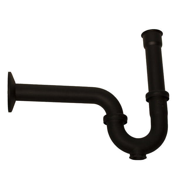 Nantucket Sinks Matte Black P-Trap