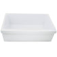 Nantucket Sinks None 30" Rectangle Reversible Porcelain Enamel Glaze White Fireclay Single Bowl Wequassett Farmhouse Apron Kitchen Sink