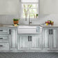 Nantucket Sinks None 30" Rectangle Reversible Porcelain Enamel Glaze White Fireclay Single Bowl Wequassett Farmhouse Apron Kitchen Sink