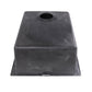 Nantucket Sinks Plymouth Collection 16" Rectangle Undermount Matte Black Granite Composite Single Bowl Bar/Prep Sink