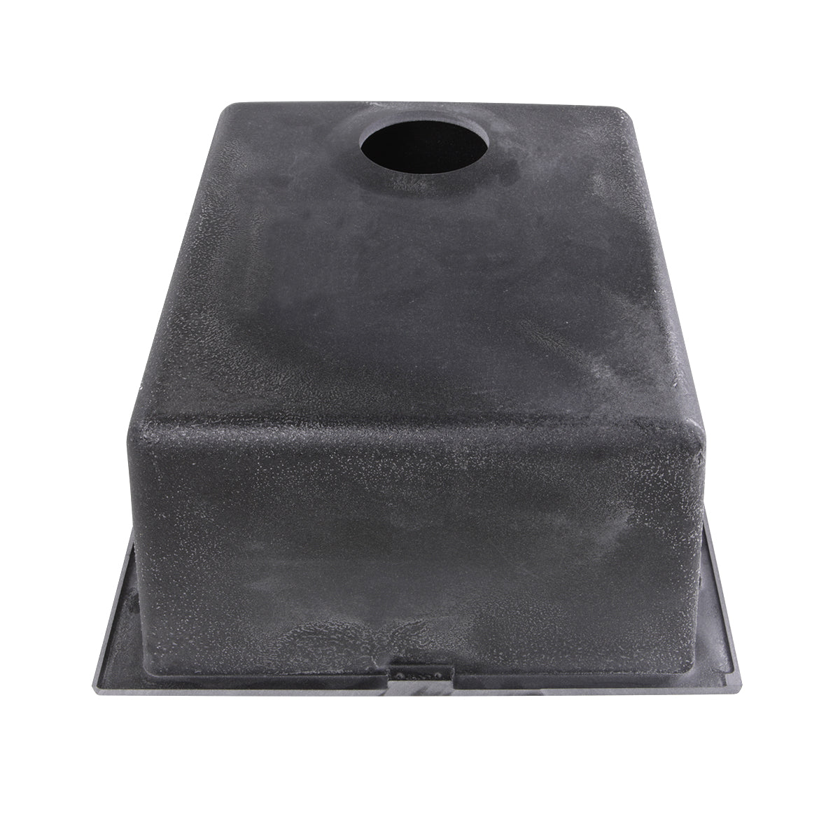 Nantucket Sinks Plymouth Collection 16" Rectangle Undermount Matte Black Granite Composite Single Bowl Bar/Prep Sink