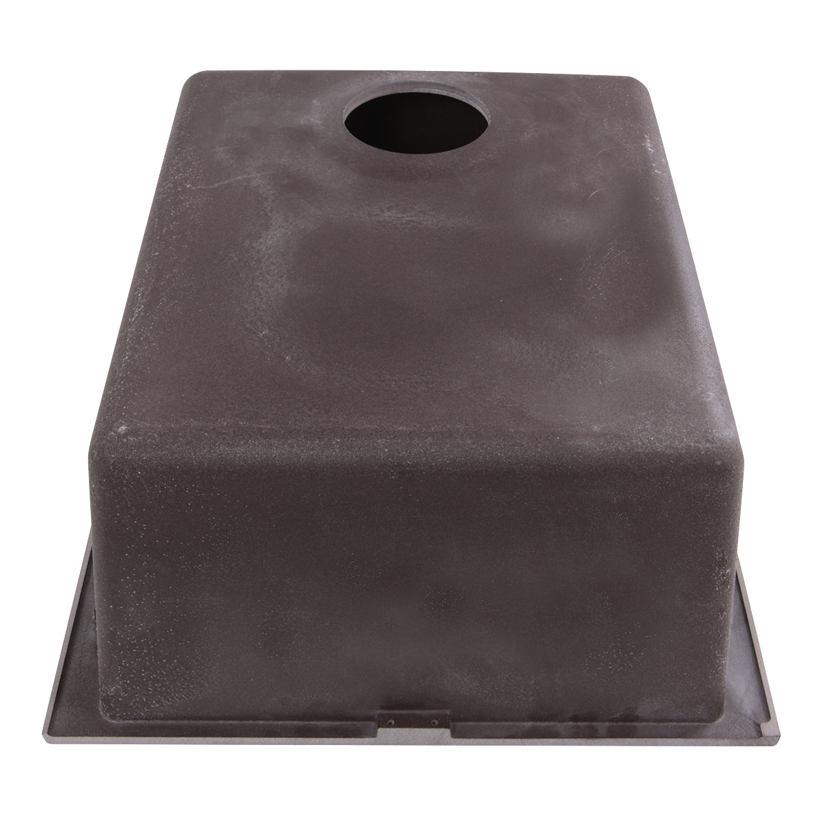 Nantucket Sinks Plymouth Collection 16" Rectangle Undermount Matte Brown Granite Composite Single Bowl Bar/Prep Sink