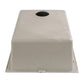 Nantucket Sinks Plymouth Collection 16" Rectangle Undermount Sand With Metallic Flecks Granite Composite Single Bowl Bar/Prep Sink