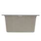Nantucket Sinks Plymouth Collection 16" Rectangle Undermount Sand With Metallic Flecks Granite Composite Single Bowl Bar/Prep Sink