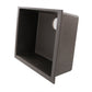Nantucket Sinks Plymouth Collection 24" Rectangle Undermount Matte Brown Granite Composite Single Bowl Kitchen Sink