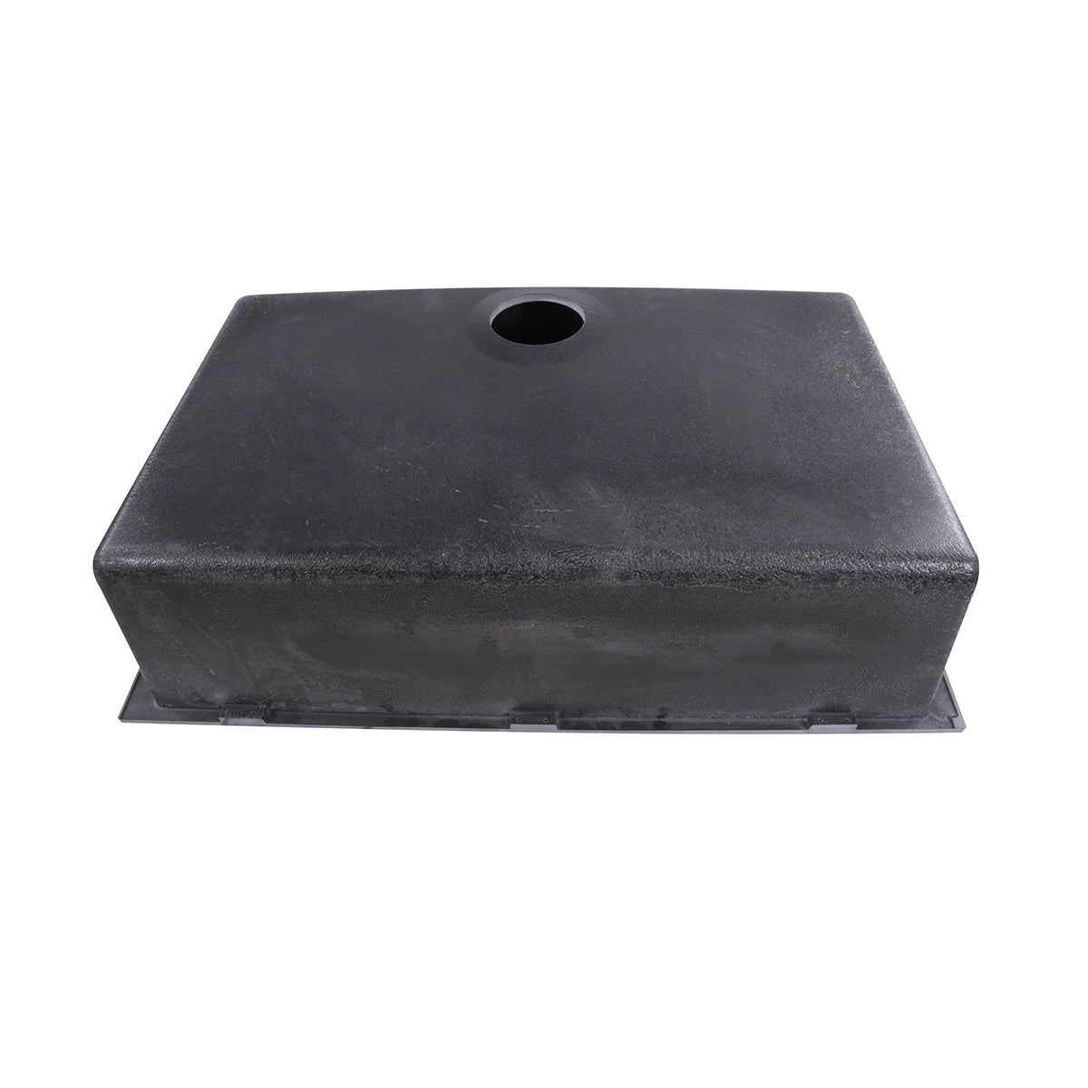Nantucket Sinks Plymouth Collection 30" Rectangle Undermount Matte Black Granite Composite Single Bowl Kitchen Sink