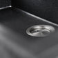 Nantucket Sinks Plymouth Collection 30" Rectangle Undermount Matte Black Granite Composite Single Bowl Kitchen Sink