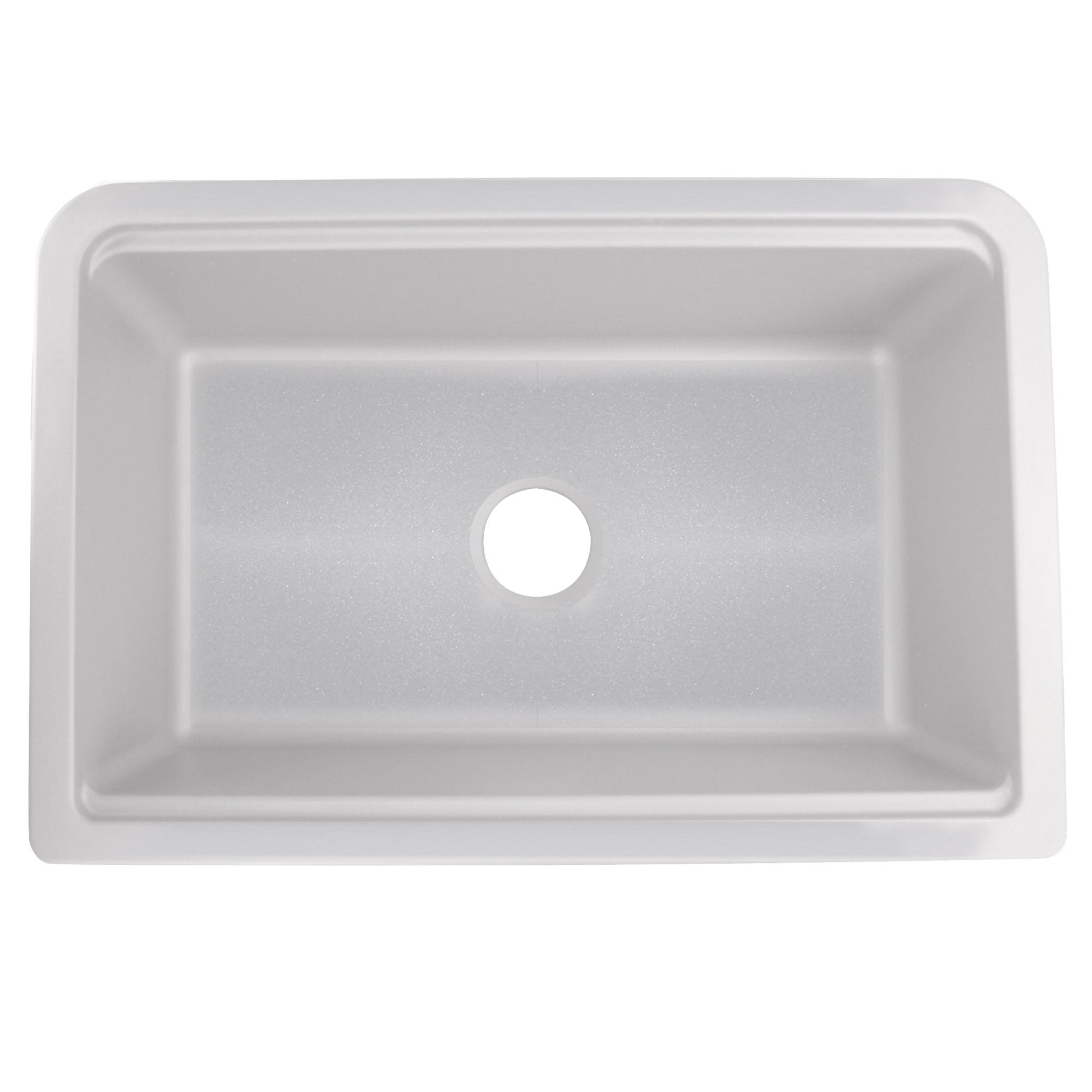 Nantucket Sinks Plymouth Collection 30" Rectangle Undermount Matte Light Grey With Metallic Flecks Granite Composite Single Bowl Apron Reversible Workstation Kitchen Sink With Accessory Pack