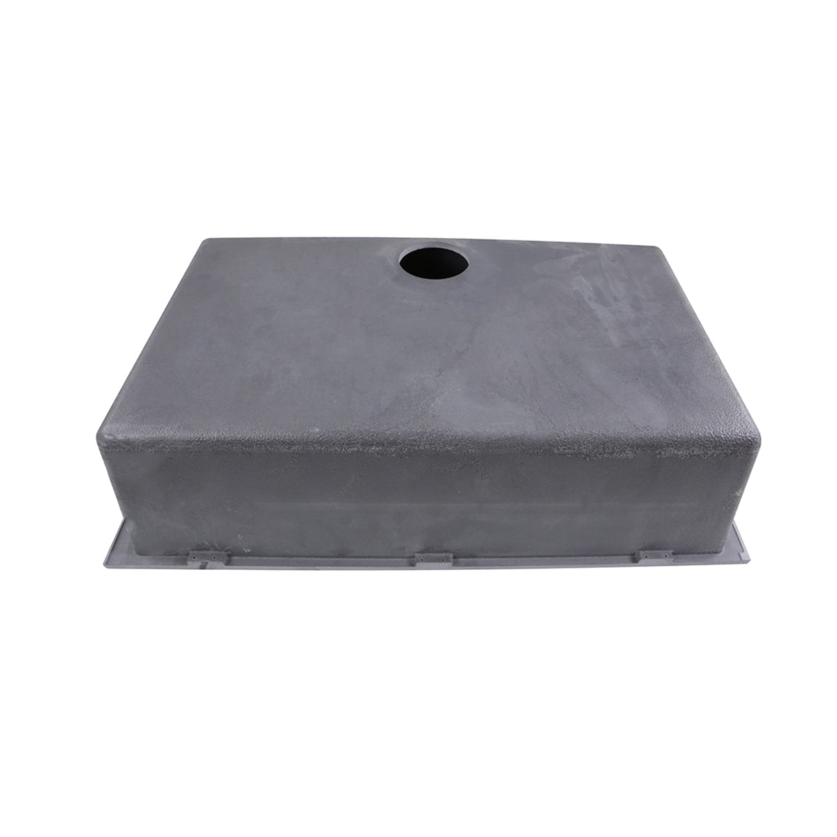 Nantucket Sinks Plymouth Collection 30" Rectangle Undermount Matte Titanium Granite Composite Single Bowl Kitchen Sink