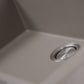 Nantucket Sinks Plymouth Collection 30" Rectangle Undermount Matte Truffle Granite Composite Single Bowl Kitchen Sink