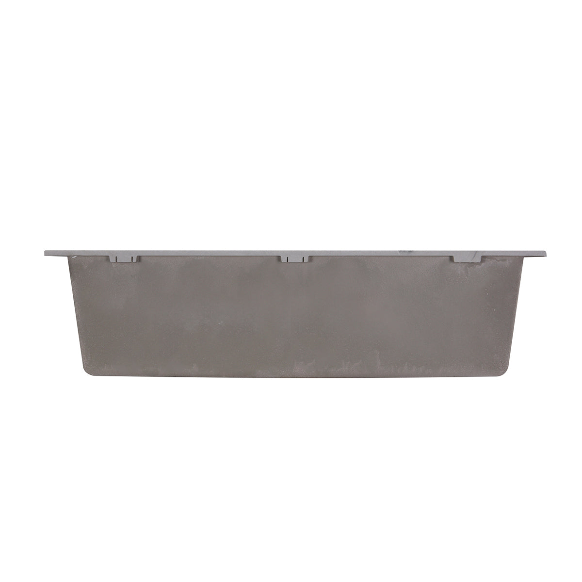 Nantucket Sinks Plymouth Collection 30" Rectangle Undermount Matte Truffle Granite Composite Single Bowl Kitchen Sink