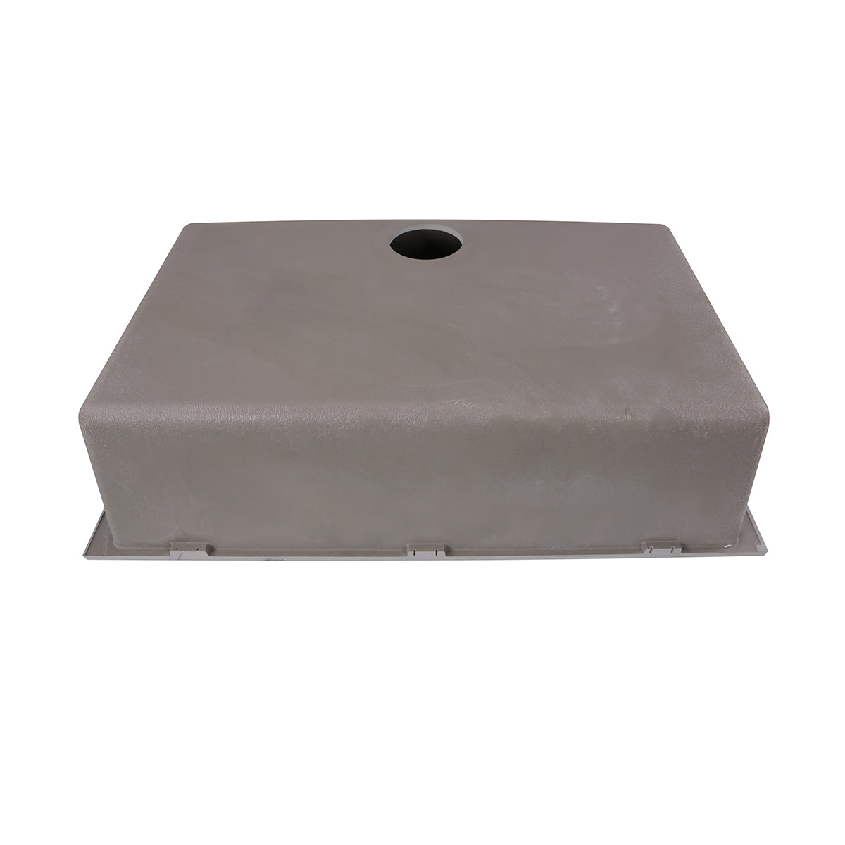 Nantucket Sinks Plymouth Collection 30" Rectangle Undermount Matte Truffle Granite Composite Single Bowl Kitchen Sink