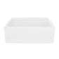 Nantucket Sinks Plymouth Collection 30" Rectangle Undermount Matte White Granite Composite Single Bowl Apron Reversible Workstation Kitchen Sink With Accessory Pack