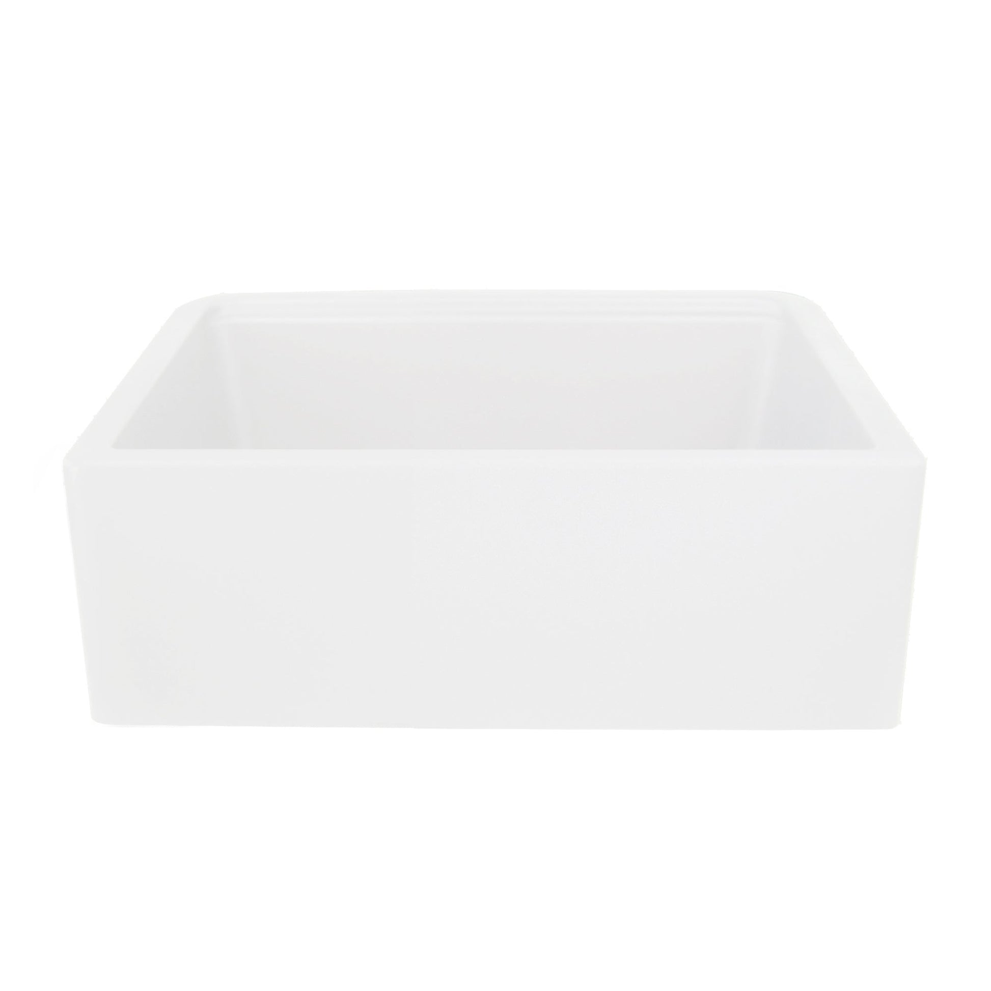Nantucket Sinks Plymouth Collection 30" Rectangle Undermount Matte White Granite Composite Single Bowl Apron Reversible Workstation Kitchen Sink With Accessory Pack