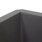 Nantucket Sinks Plymouth Collection 32" Rectangle Undermount Matte Titanium Granite Composite 50/50 Double Bowl Kitchen Sink