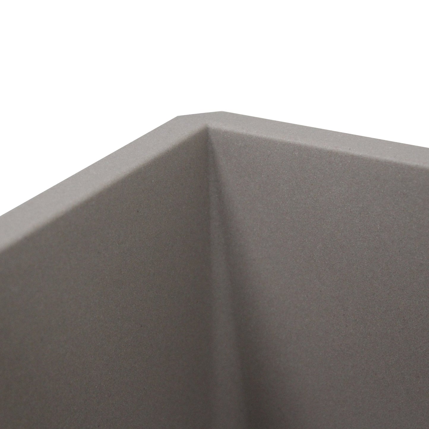 Nantucket Sinks Plymouth Collection 32" Rectangle Undermount Matte Truffle Granite Composite 50/50 Double Bowl Kitchen Sink