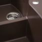 Nantucket Sinks Plymouth Collection 33" Irregular/Rectangle Dual-mount Matte Brown Granite Composite 60/40 Double Bowl Kitchen Sink