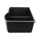 Nantucket Sinks Plymouth Collection 33" Irregular/Rectangle Undermount Matte Black Granite Composite 60/40 Double Bowl Kitchen Sink