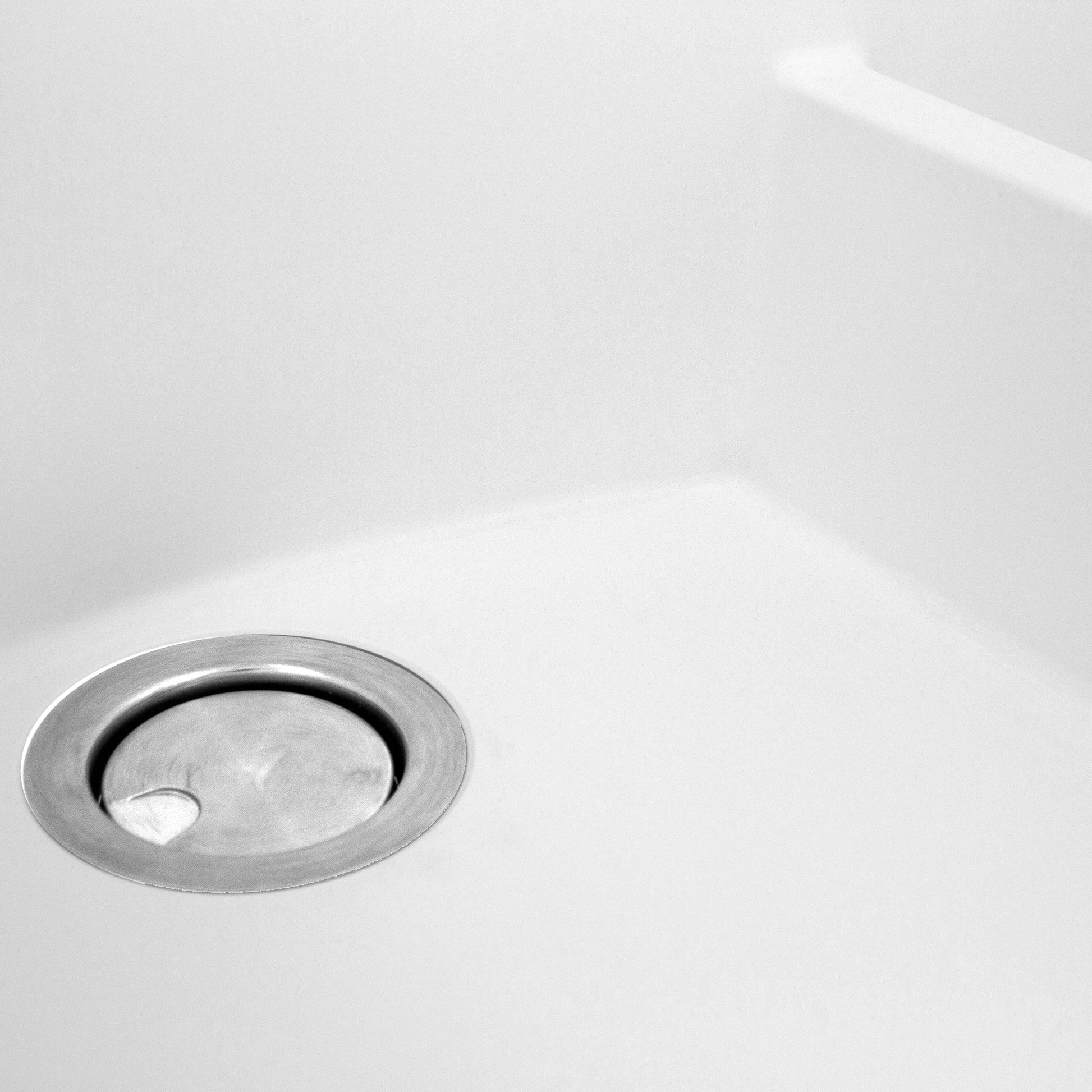 Nantucket Sinks Plymouth Collection 33" Irregular/Rectangle Undermount Matte White Granite Composite 60/40 Double Bowl Kitchen Sink