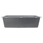 Nantucket Sinks Plymouth Collection 33" Rectangle Undermount Matte Titanium Granite Composite Single Bowl Kitchen Sink