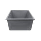 Nantucket Sinks Plymouth Collection 33" Rectangle Undermount Matte Titanium Granite Composite Single Bowl Kitchen Sink