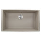 Nantucket Sinks Plymouth Collection 33" Rectangle Undermount Matte Truffle Granite Composite Single Bowl Kitchen Sink