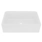 Nantucket Sinks Plymouth Collection 33" Rectangle Undermount Matte White Granite Composite Single Bowl Apron Reversible Workstation Kitchen Sink With Accessory Pack