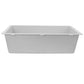 Nantucket Sinks Plymouth Collection 33" Rectangle Undermount Matte White Granite Composite Single Bowl Kitchen Sink