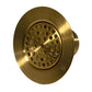 Nantucket Sinks Premium Accessories 3" Satin Brass Utility Sink Grid Drain