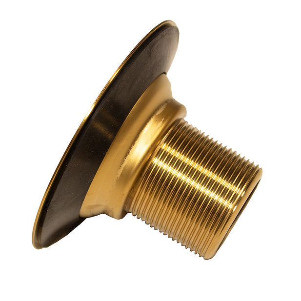 Nantucket Sinks Premium Accessories 3" Satin Brass Utility Sink Grid Drain