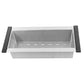 Nantucket Sinks Premium Kitchen 17" Polished Silver Stainless Steel Deluxe Colander