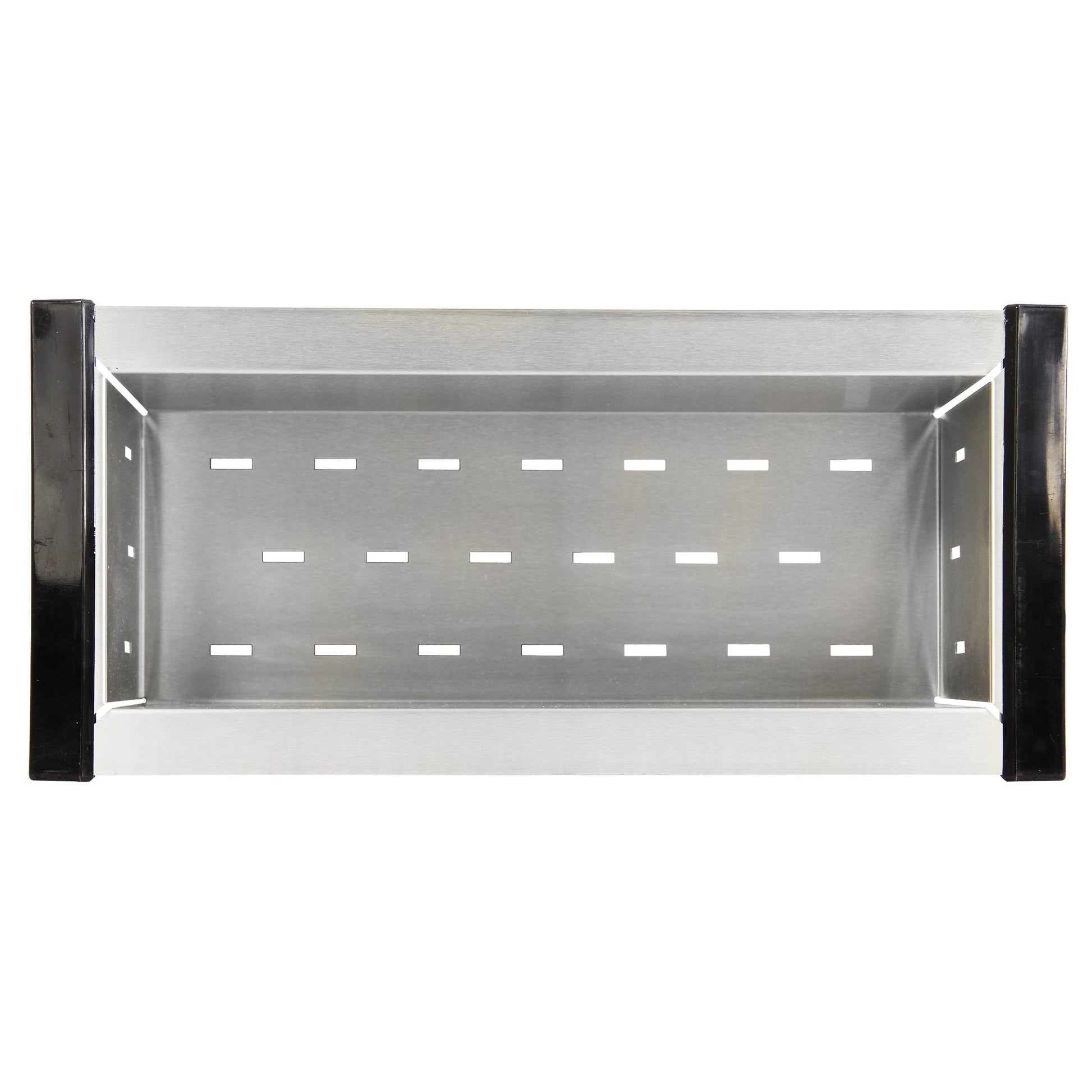 Nantucket Sinks Premium Kitchen 17" Polished Silver Stainless Steel Deluxe Colander