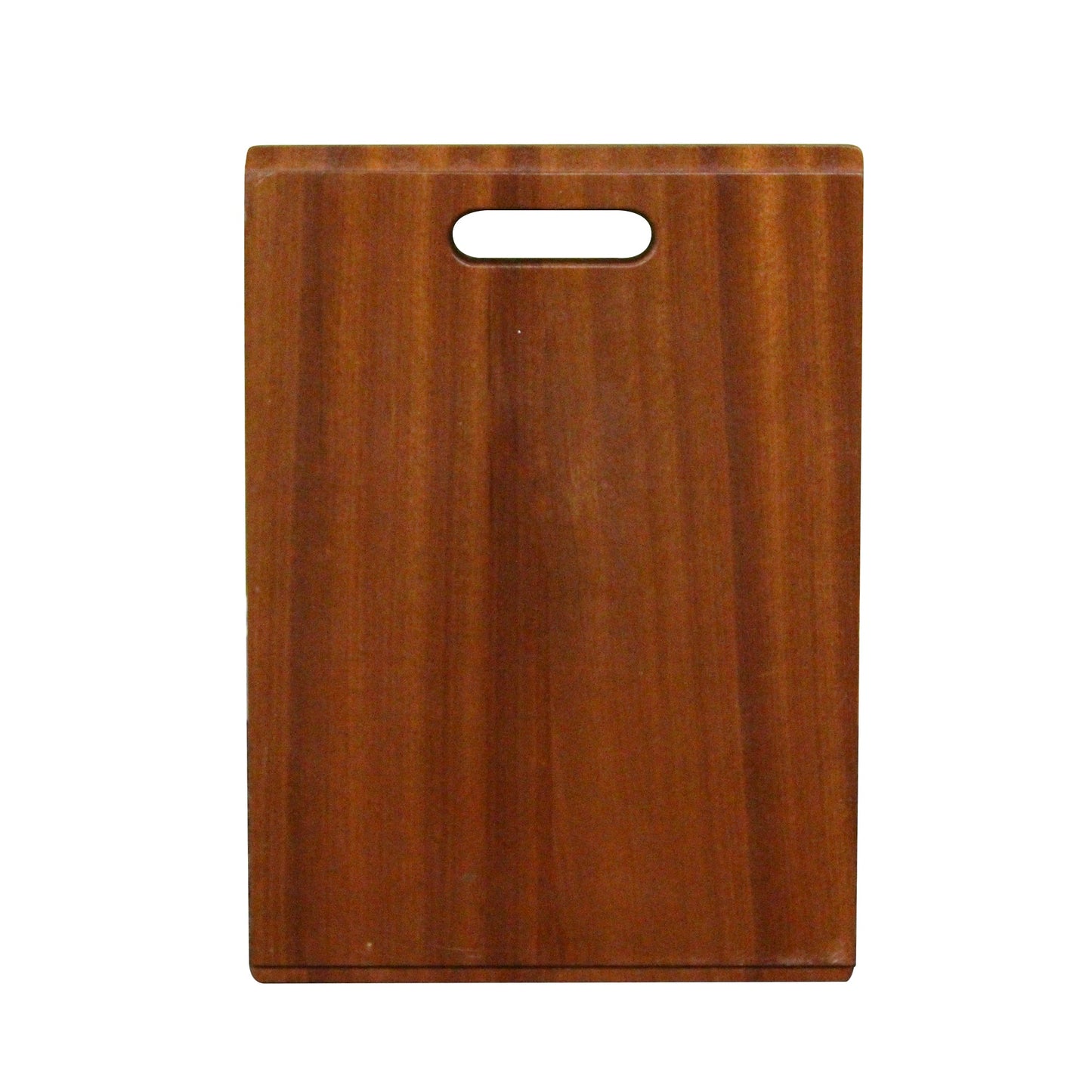 Nantucket Sinks Premium Kitchen 17" x 12" Brown Sapele Wood Prep Station Cutting Board